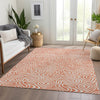 Piper Looms Mayfield Swirls AMF1030 Salmon Machine Washable Area Rug Lifestyle Image Feature