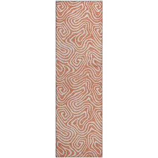 Piper Looms Mayfield Swirls AMF1030 Salmon Machine Washable Area Rug Runner Main Image