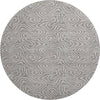 Piper Looms Mayfield Swirls AMF1030 Taupe Machine Washable Area Rug Round Main Image