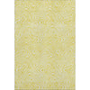 Piper Looms Mayfield Swirls AMF1030 Yellow Machine Washable Area Rug main image