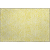 Piper Looms Mayfield Swirls AMF1030 Yellow Machine Washable Area Rug Scatter Main Image