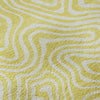 Piper Looms Mayfield Swirls AMF1030 Yellow Machine Washable Area Rug Swatch Image