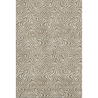 Piper Looms Mayfield Swirls AMF1031 Beige Machine Washable Area Rug main image