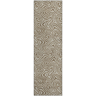 Piper Looms Mayfield Swirls AMF1031 Beige Machine Washable Area Rug Runner Main Image