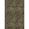 Piper Looms Mayfield Swirls AMF1031 Black Machine Washable Area Rug main image