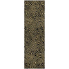 Piper Looms Mayfield Swirls AMF1031 Black Machine Washable Area Rug Runner Main Image