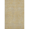 Piper Looms Mayfield Swirls AMF1031 Gold Machine Washable Area Rug main image