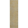 Piper Looms Mayfield Swirls AMF1031 Gold Machine Washable Area Rug Runner Main Image