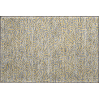 Piper Looms Mayfield Swirls AMF1031 Gray Machine Washable Area Rug Scatter Main Image