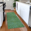 Piper Looms Mayfield Swirls AMF1031 Green Machine Washable Area Rug Runner Lifestyle Image Feature