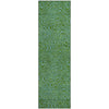 Piper Looms Mayfield Swirls AMF1031 Green Machine Washable Area Rug Runner Main Image