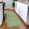 Piper Looms Mayfield Swirls AMF1031 Lime Machine Washable Area Rug Runner Lifestyle Image Feature