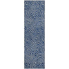 Piper Looms Mayfield Swirls AMF1031 Navy Machine Washable Area Rug Runner Main Image