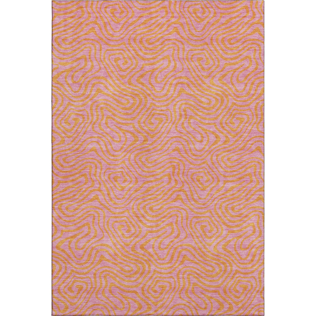 Piper Looms Mayfield Swirls AMF1031 Pink Machine Washable Area Rug main image