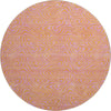 Piper Looms Mayfield Swirls AMF1031 Pink Machine Washable Area Rug Round Main Image