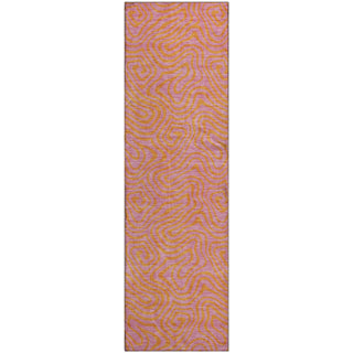 Piper Looms Mayfield Swirls AMF1031 Pink Machine Washable Area Rug Runner Main Image