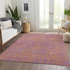 Piper Looms Mayfield Swirls AMF1031 Purple Machine Washable Area Rug Lifestyle Image Feature