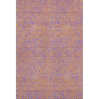 Piper Looms Mayfield Swirls AMF1031 Purple Machine Washable Area Rug main image
