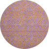 Piper Looms Mayfield Swirls AMF1031 Purple Machine Washable Area Rug Round Main Image
