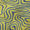 Piper Looms Mayfield Swirls AMF1031 Yellow Machine Washable Area Rug Swatch Image