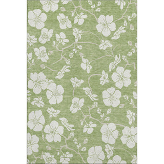 Piper Looms Mayfield Floral AMF1032 Aloe Machine Washable Area Rug main image
