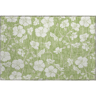 Piper Looms Mayfield Floral AMF1032 Aloe Machine Washable Area Rug Scatter Main Image