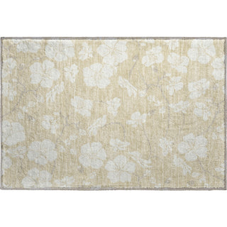 Piper Looms Mayfield Floral AMF1032 Beige Machine Washable Area Rug Scatter Main Image