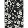 Piper Looms Mayfield Floral AMF1032 Black Machine Washable Area Rug main image