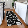 Piper Looms Mayfield Floral AMF1032 Black Machine Washable Area Rug Runner Lifestyle Image Feature
