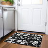 Piper Looms Mayfield Floral AMF1032 Black Machine Washable Area Rug Scatter Lifestyle Image Feature