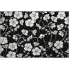Piper Looms Mayfield Floral AMF1032 Black Machine Washable Area Rug Scatter Main Image