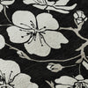 Piper Looms Mayfield Floral AMF1032 Black Machine Washable Area Rug Swatch Image