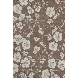 Piper Looms Mayfield Floral AMF1032 Brown Machine Washable Area Rug main image