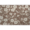 Piper Looms Mayfield Floral AMF1032 Brown Machine Washable Area Rug Scatter Main Image