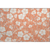 Piper Looms Mayfield Floral AMF1032 Coral Machine Washable Area Rug Scatter Main Image