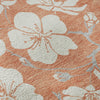 Piper Looms Mayfield Floral AMF1032 Coral Machine Washable Area Rug Swatch Image