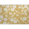 Piper Looms Mayfield Floral AMF1032 Gold Machine Washable Area Rug Scatter Main Image