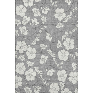 Piper Looms Mayfield Floral AMF1032 Gray Machine Washable Area Rug main image