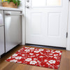 Piper Looms Mayfield Floral AMF1032 Red Machine Washable Area Rug Scatter Lifestyle Image Feature