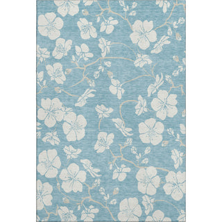 Piper Looms Mayfield Floral AMF1032 Sky Machine Washable Area Rug main image