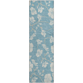 Piper Looms Mayfield Floral AMF1032 Sky Machine Washable Area Rug Runner Main Image