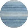 Piper Looms Mayfield Stripes AMF1033 Blue Machine Washable Area Rug Round Main Image