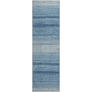 Piper Looms Mayfield Stripes AMF1033 Blue Machine Washable Area Rug Runner Main Image