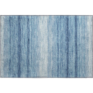Piper Looms Mayfield Stripes AMF1033 Blue Machine Washable Area Rug Scatter Main Image