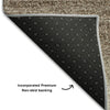 Piper Looms Mayfield Stripes AMF1033 Brown Machine Washable Area Rug Backing Image