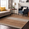 Piper Looms Mayfield Stripes AMF1033 Copper Machine Washable Area Rug Lifestyle Image Feature