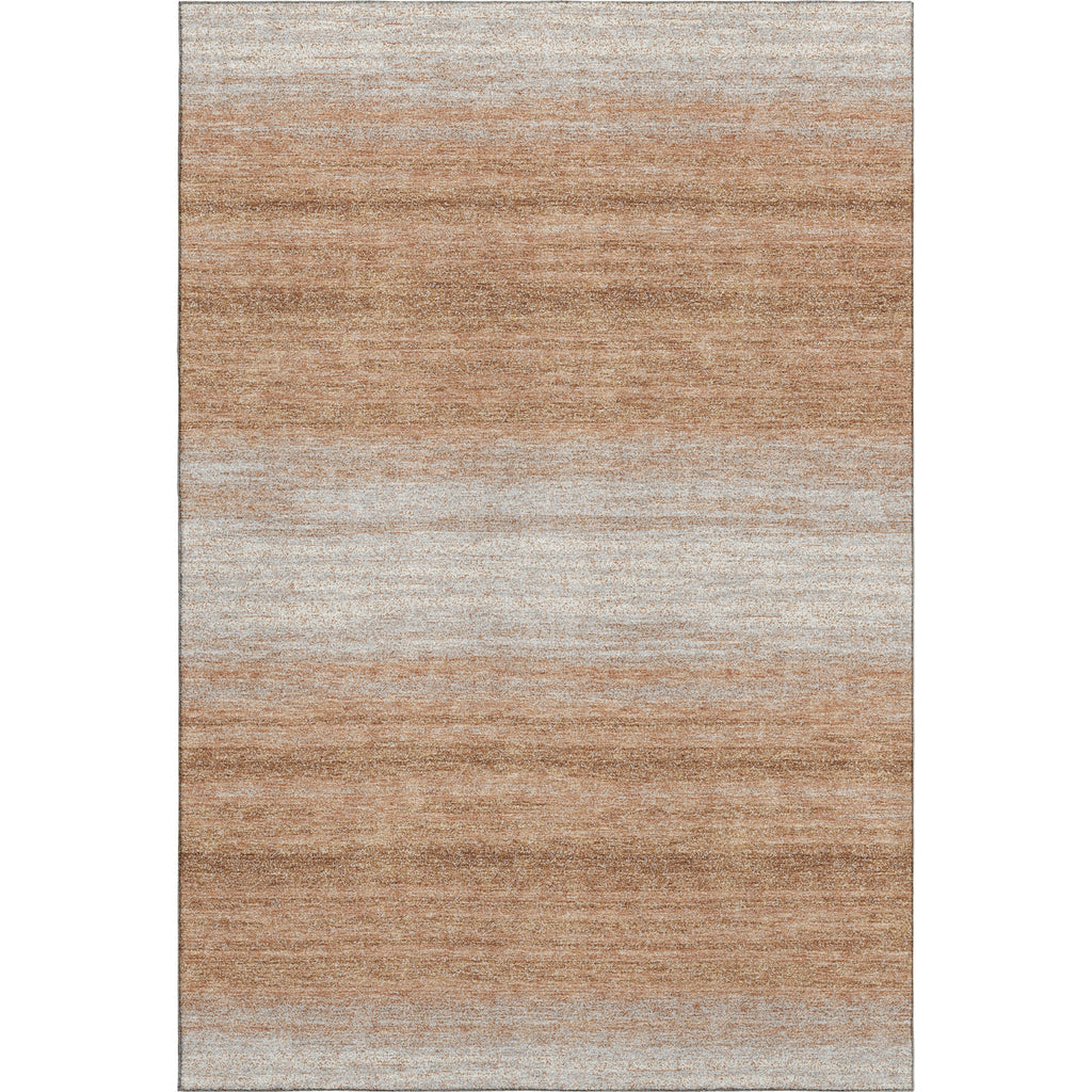 Piper Looms Mayfield Stripes AMF1033 Copper Machine Washable Area Rug main image