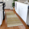 Piper Looms Mayfield Stripes AMF1033 Gold Machine Washable Area Rug Runner Lifestyle Image Feature