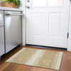 Piper Looms Mayfield Stripes AMF1033 Gold Machine Washable Area Rug Scatter Lifestyle Image Feature