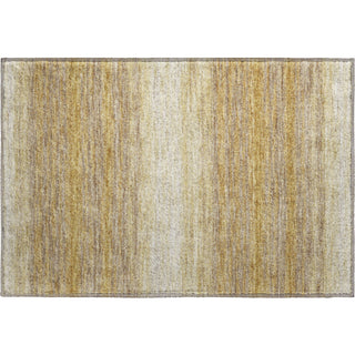 Piper Looms Mayfield Stripes AMF1033 Gold Machine Washable Area Rug Scatter Main Image